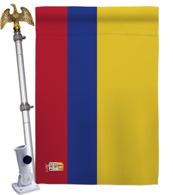 Colombia - Nationality Flags of the World Vertical Impressions Decorative Flags HG140055 Made In USA - Image 13