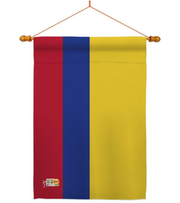 Colombia - Nationality Flags of the World Vertical Impressions Decorative Flags HG140055 Made In USA - Image 14