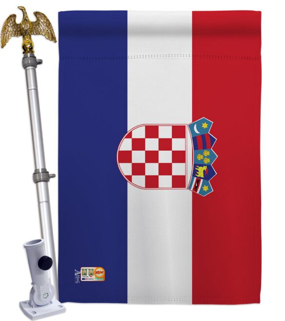 Croatia - Nationality Flags of the World Vertical Impressions Decorative Flags HG140061 Made In USA - Image 13