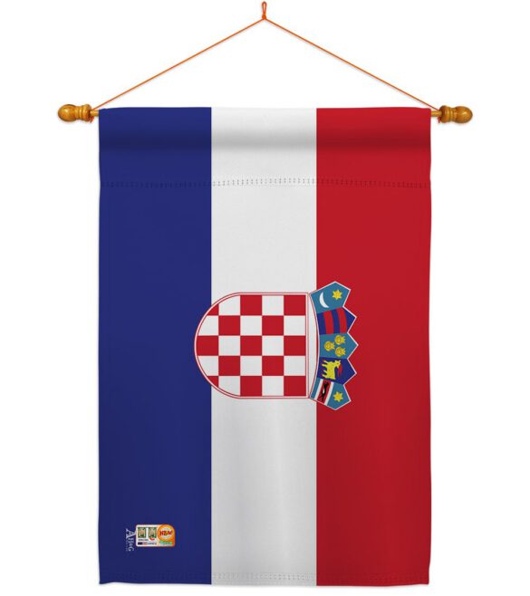 Croatia - Nationality Flags of the World Vertical Impressions Decorative Flags HG140061 Made In USA - Image 14