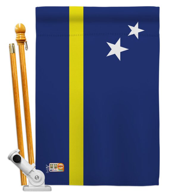 Curacao - Nationality Flags of the World Vertical Impressions Decorative Flags HG140063 Made In USA - Image 5