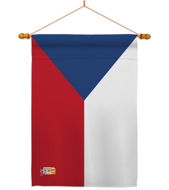 Czech Republic - Nationality Flags of the World Vertical Impressions Decorative Flags HG140066 Made In USA - Image 14