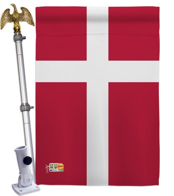Denmark - Nationality Flags of the World Vertical Impressions Decorative Flags HG140067 Made In USA - Image 13