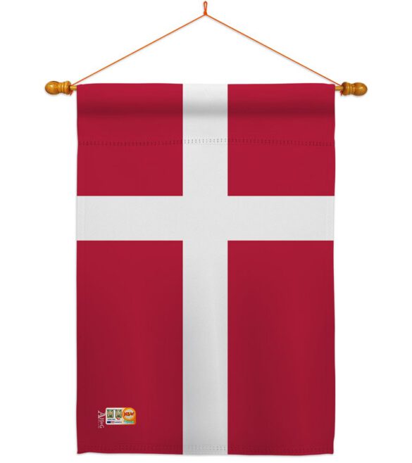 Denmark - Nationality Flags of the World Vertical Impressions Decorative Flags HG140067 Made In USA - Image 14