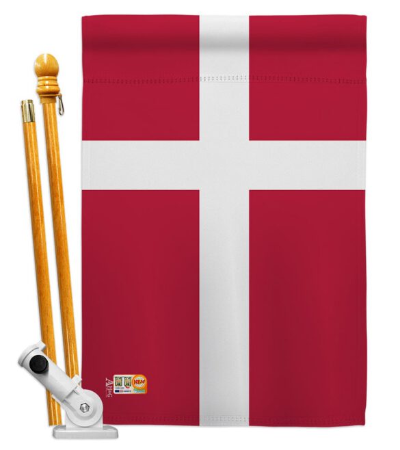 Denmark - Nationality Flags of the World Vertical Impressions Decorative Flags HG140067 Made In USA - Image 5