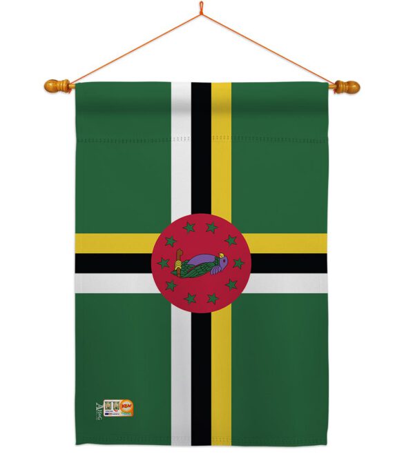 Dominica - Nationality Flags of the World Vertical Impressions Decorative Flags HG140069 Made In USA - Image 14