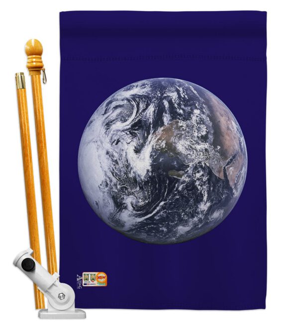 Earth - Nationality Flags of the World Vertical Impressions Decorative Flags HG140071 Made In USA - Image 5
