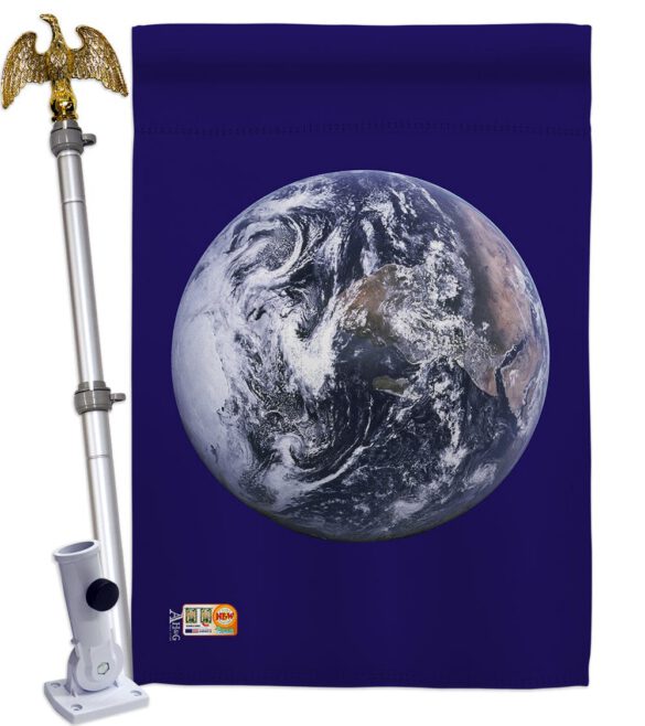 Earth - Nationality Flags of the World Vertical Impressions Decorative Flags HG140071 Made In USA - Image 13