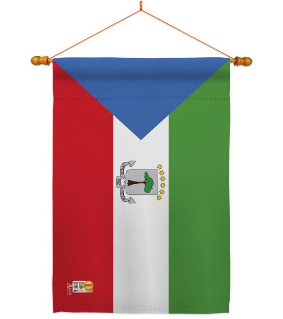 Equatorial Guinea - Nationality Flags of the World Vertical Impressions Decorative Flags HG140077 Made In USA - Image 14