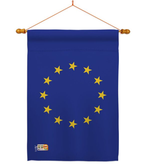 European - Nationality Flags of the World Vertical Impressions Decorative Flags HG140081 Made In USA - Image 14