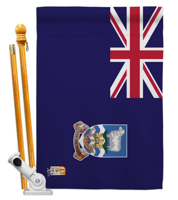 Falkland Islands - Nationality Flags of the World Vertical Impressions Decorative Flags HG140082 Made In USA - Image 5