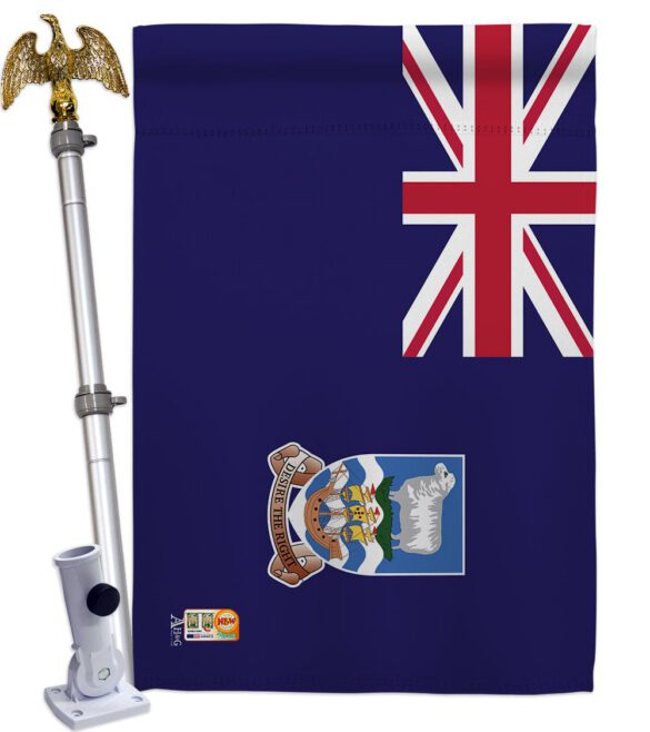 Falkland Islands - Nationality Flags of the World Vertical Impressions Decorative Flags HG140082 Made In USA - Image 13
