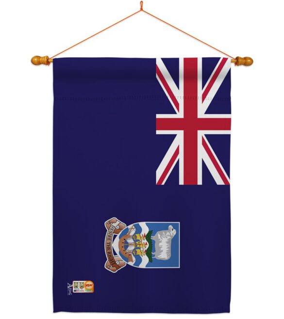 Falkland Islands - Nationality Flags of the World Vertical Impressions Decorative Flags HG140082 Made In USA - Image 14