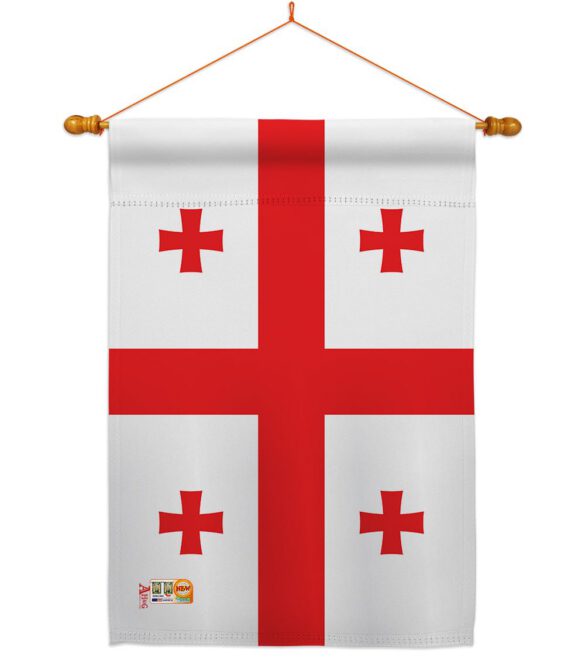 Georgia Republic - Nationality Flags of the World Vertical Impressions Decorative Flags HG140089 Made In USA - Image 14