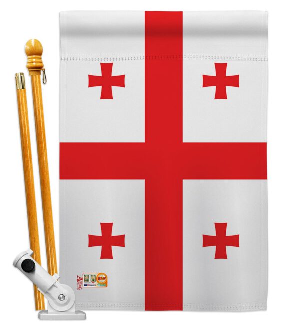 Georgia Republic - Nationality Flags of the World Vertical Impressions Decorative Flags HG140089 Made In USA - Image 5