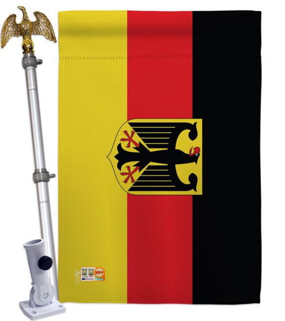 Germany w/Eagle - Nationality Flags of the World Vertical Impressions Decorative Flags HG140090 Made In USA - Image 13