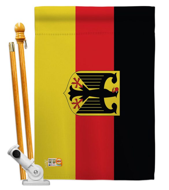 Germany w/Eagle - Nationality Flags of the World Vertical Impressions Decorative Flags HG140090 Made In USA - Image 5