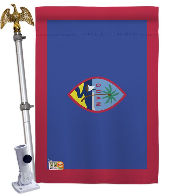 Guam - Nationality Flags of the World Vertical Impressions Decorative Flags HG140097 Made In USA - Image 13