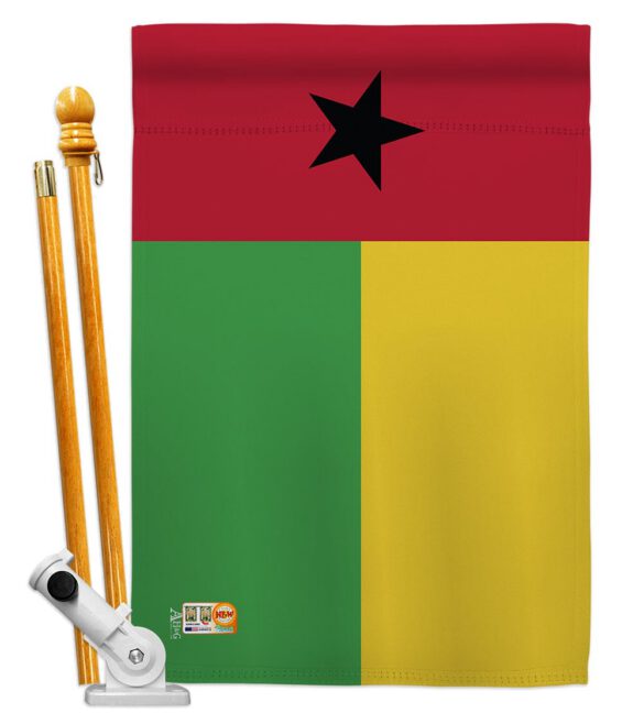 Guinea-Bissau - Nationality Flags of the World Vertical Impressions Decorative Flags HG140101 Made In USA - Image 5