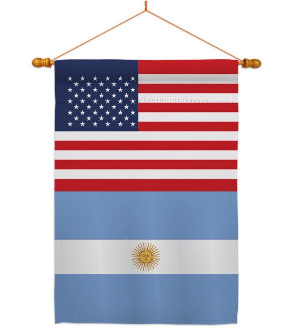 Argentina US Friendship - Nationality Flags of the World Vertical Impressions Decorative Flags HG140280 Made In USA - Image 11