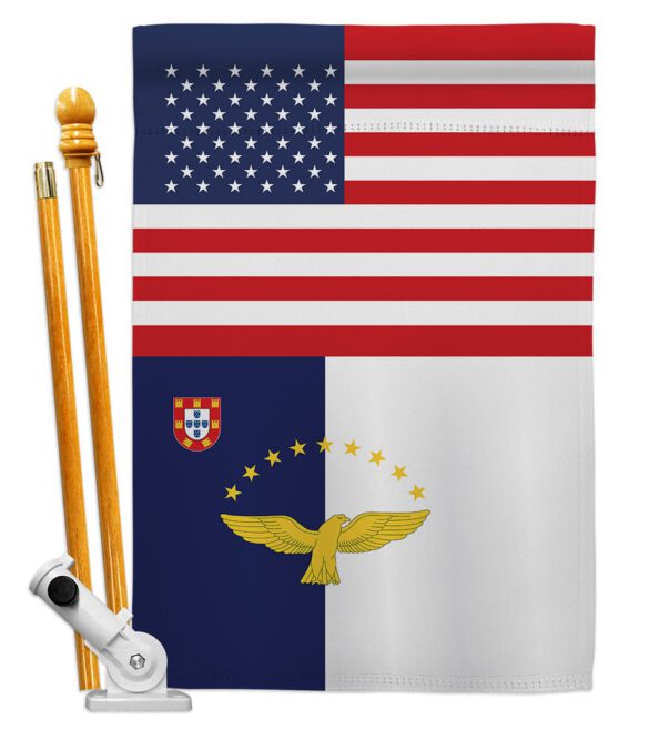 Azores US Friendship - Nationality Flags of the World Vertical Impressions Decorative Flags HG140288 Made In USA - Image 6
