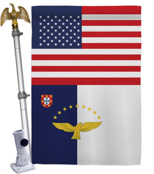 Azores US Friendship - Nationality Flags of the World Vertical Impressions Decorative Flags HG140288 Made In USA - Image 10
