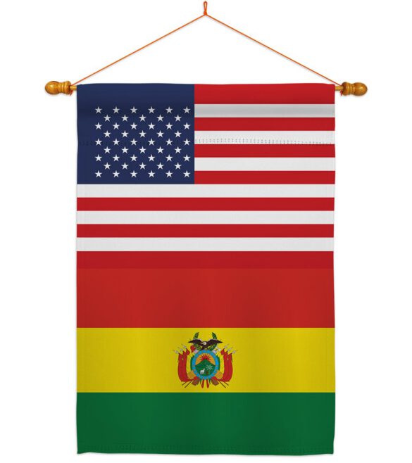 Bolivia US Friendship - Nationality Flags of the World Vertical Impressions Decorative Flags HG140308 Made In USA - Image 10