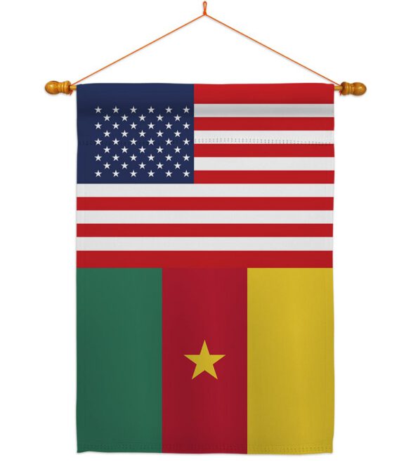 Cameroon US Friendship - Nationality Flags of the World Vertical Impressions Decorative Flags HG140328 Made In USA - Image 10
