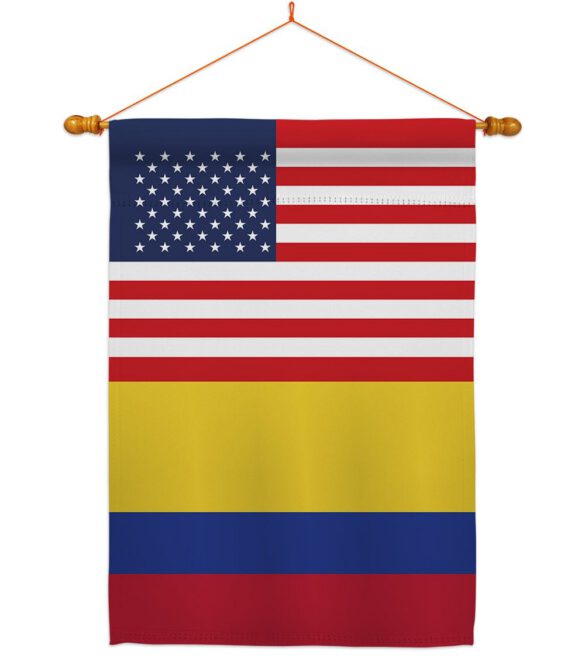 Colombia US Friendship - Nationality Flags of the World Vertical Impressions Decorative Flags HG140339 Made In USA - Image 10