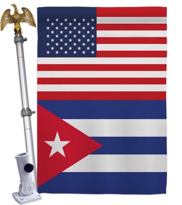Cuba US Friendship - Nationality Flags of the World Vertical Impressions Decorative Flags HG140350 Made In USA - Image 9