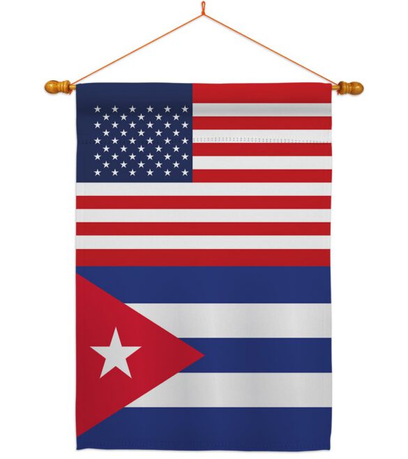 Cuba US Friendship - Nationality Flags of the World Vertical Impressions Decorative Flags HG140350 Made In USA - Image 10