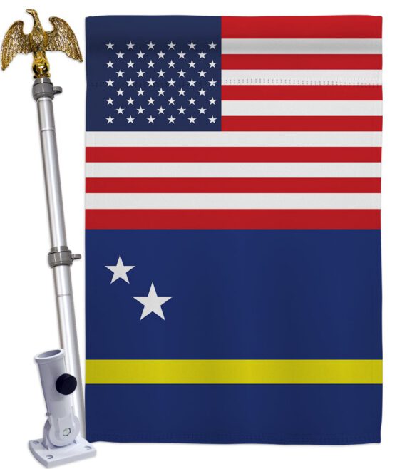 Curacao US Friendship - Nationality Flags of the World Vertical Impressions Decorative Flags HG140351 Made In USA - Image 9
