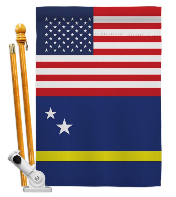 Curacao US Friendship - Nationality Flags of the World Vertical Impressions Decorative Flags HG140351 Made In USA - Image 5