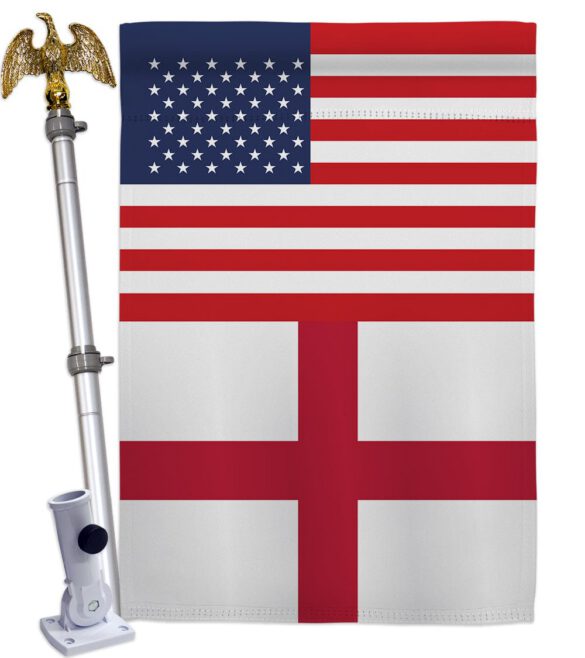 England US Friendship - Nationality Flags of the World Vertical Impressions Decorative Flags HG140368 Made In USA - Image 9