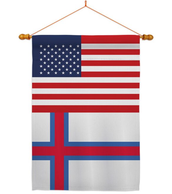 Faroe Islands US Friendship - Nationality Flags of the World Vertical Impressions Decorative Flags HG140376 Made In USA - Image 10