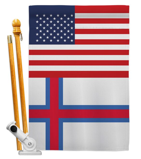Faroe Islands US Friendship - Nationality Flags of the World Vertical Impressions Decorative Flags HG140376 Made In USA - Image 8