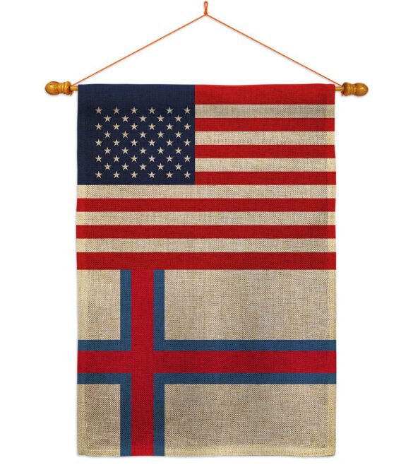 Faroe Islands US Friendship - Nationality Flags of the World Vertical Impressions Decorative Flags HG140376 Made In USA - Image 22