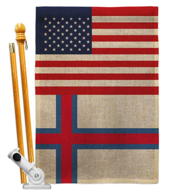 Faroe Islands US Friendship - Nationality Flags of the World Vertical Impressions Decorative Flags HG140376 Made In USA - Image 20