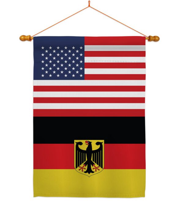 Germany w/Eagle US Friendship - Nationality Flags of the World Vertical Impressions Decorative Flags HG140383 Made In USA - Image 10