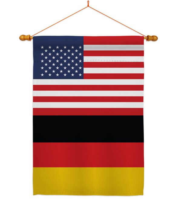 Germany US Friendship - Nationality Flags of the World Vertical Impressions Decorative Flags HG140384 Made In USA - Image 10