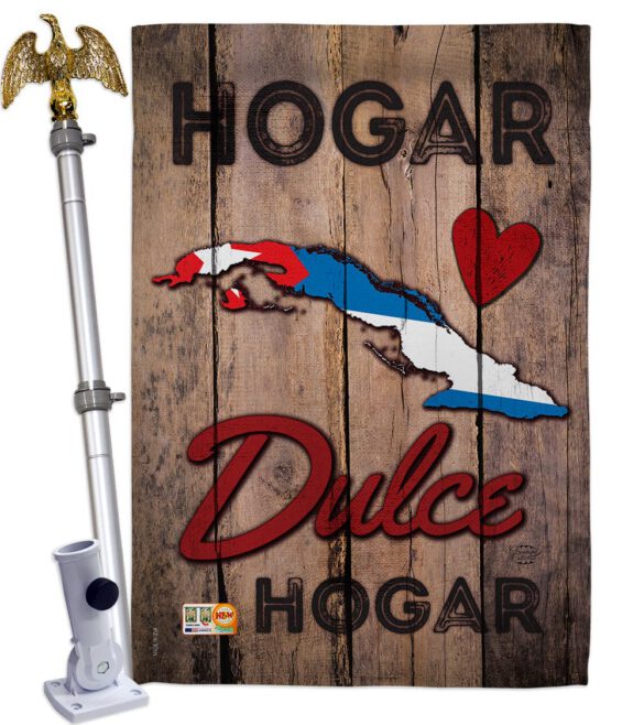 Country Cuba Hogar Dulce Hogar - Nationality Flags of the World Vertical Impressions Decorative Flags HG191167 Made In USA - Image 13