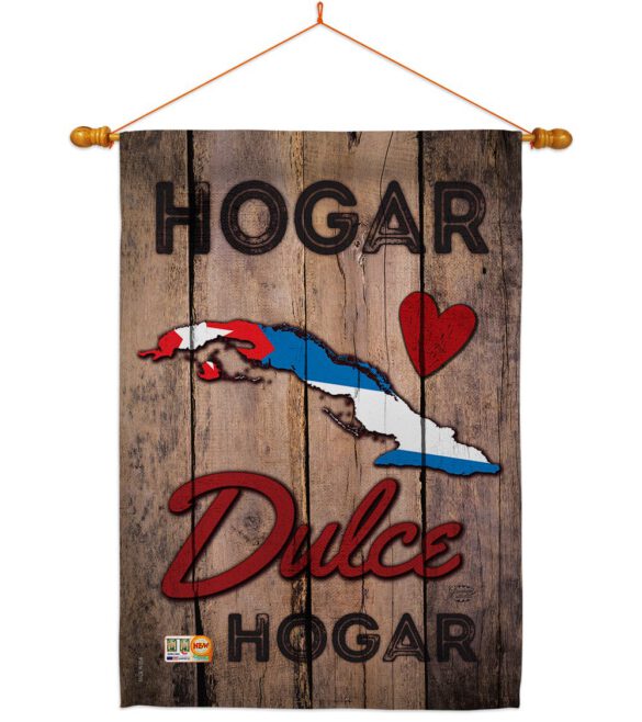 Country Cuba Hogar Dulce Hogar - Nationality Flags of the World Vertical Impressions Decorative Flags HG191167 Made In USA - Image 14
