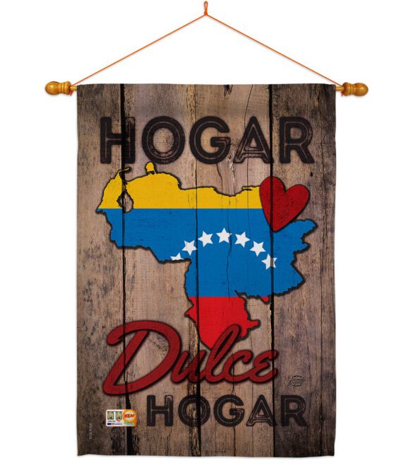 Country Venezuela Hogar Dulce Hogar - Nationality Flags of the World Vertical Impressions Decorative Flags HG191168 Made In USA - Image 14
