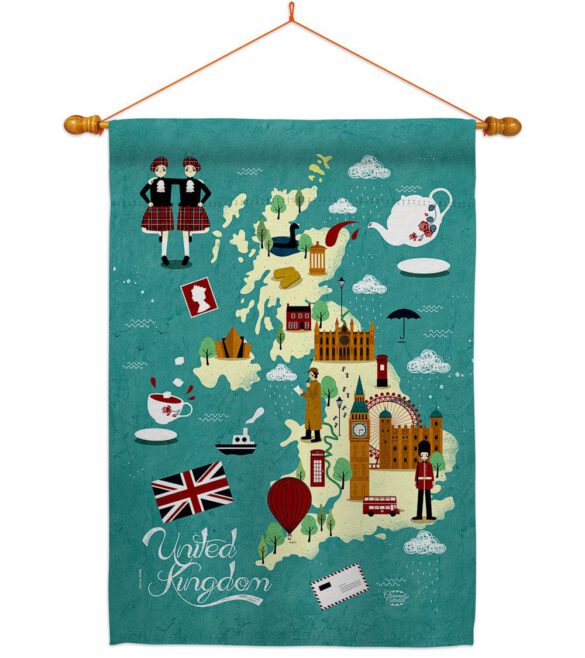 British Fun - Nationality Flags of the World Vertical Impressions Decorative Flags HG192527 Made In USA - Image 10