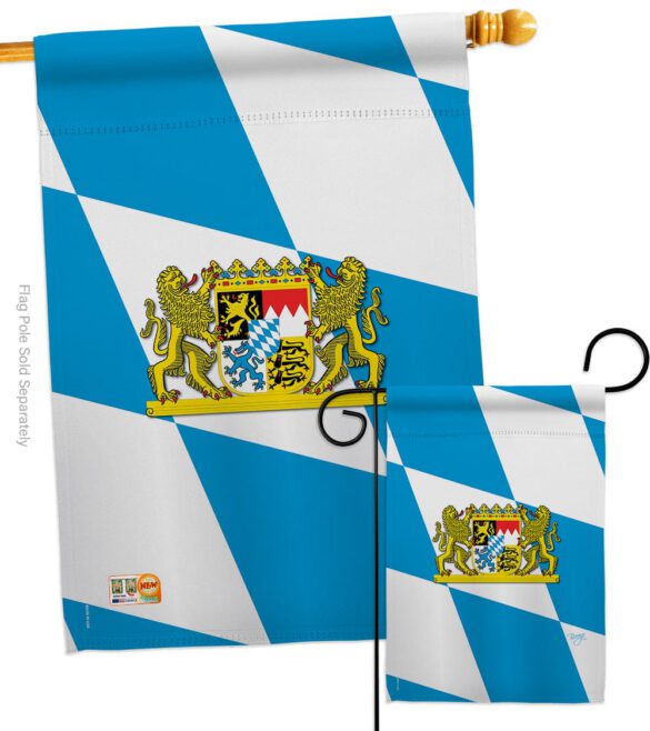 Bavaria - Nationality Flags of the World Vertical Impressions Decorative Flags HG108202 Made In USA - Image 4