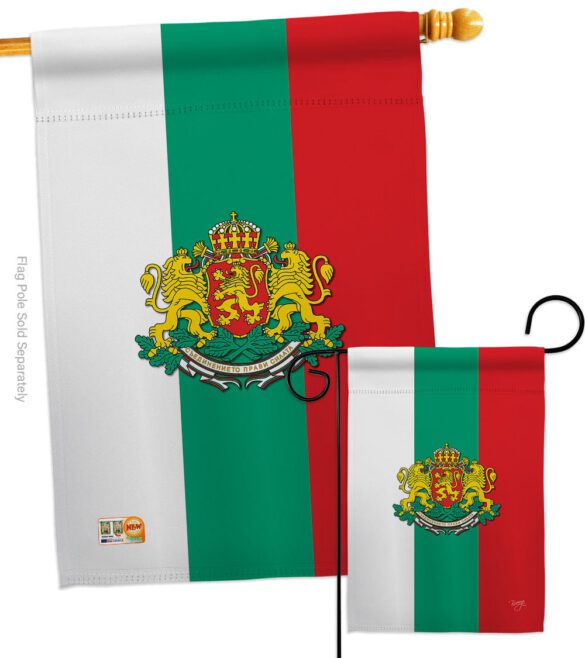 Bulgaria - Nationality Flags of the World Vertical Impressions Decorative Flags HG108204 Made In USA - Image 3