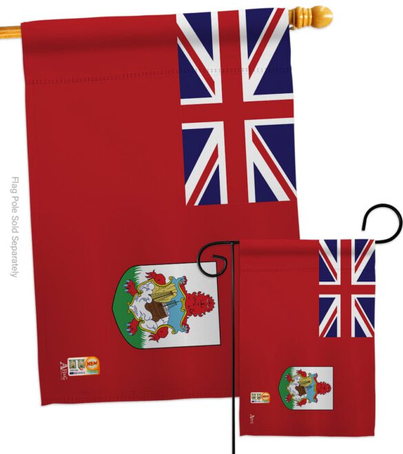 Bermuda - Nationality Flags of the World Vertical Impressions Decorative Flags HG140030 Made In USA - Image 3