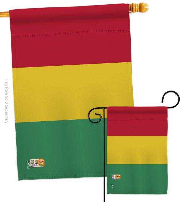 Guinea - Nationality Flags of the World Vertical Impressions Decorative Flags HG140100 Made In USA - Image 3