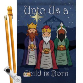 House Flag Nativity HS114129