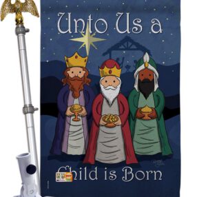 House Flag Nativity HS114129 02